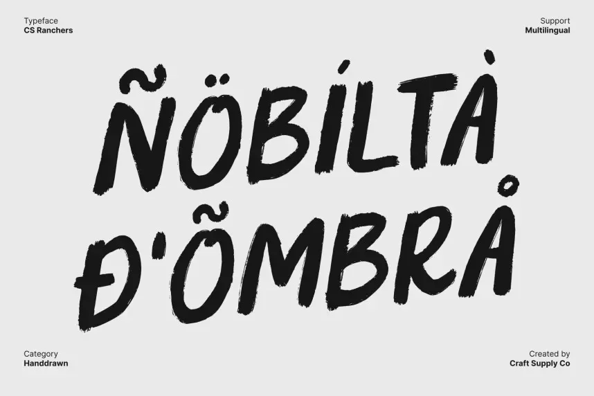 CS Ranchers Font preview 5