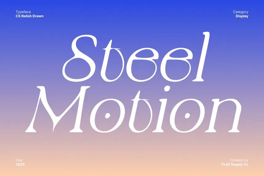 CS Relish Drawn Font preview 4