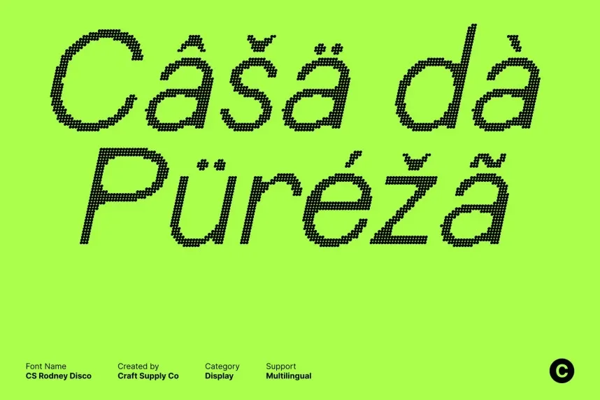 CS Rodney Disco Font preview 5