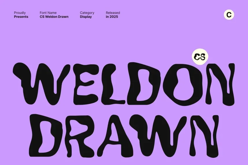 CS Weldon Drawn Font preview 2