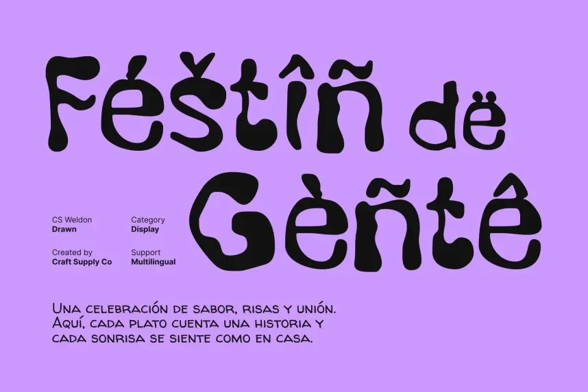 CS Weldon Drawn Font preview 5
