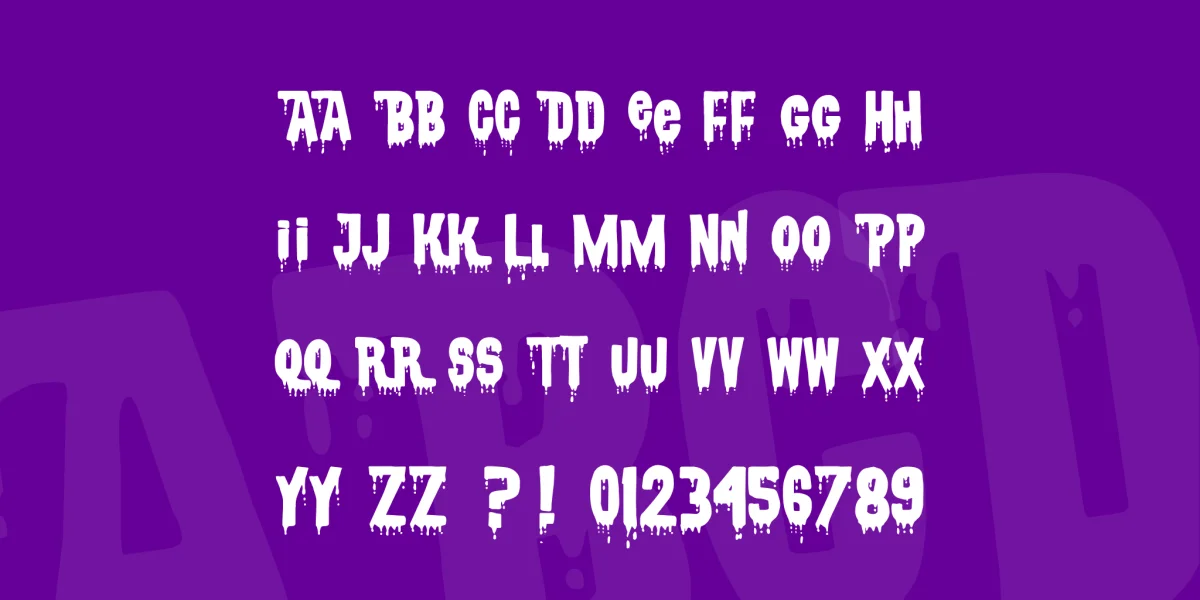 CSNPWDT NFI Font preview 2