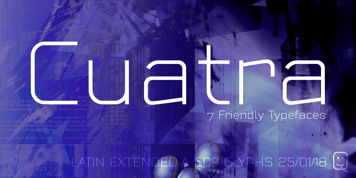 Cuatra Font Family preview 6
