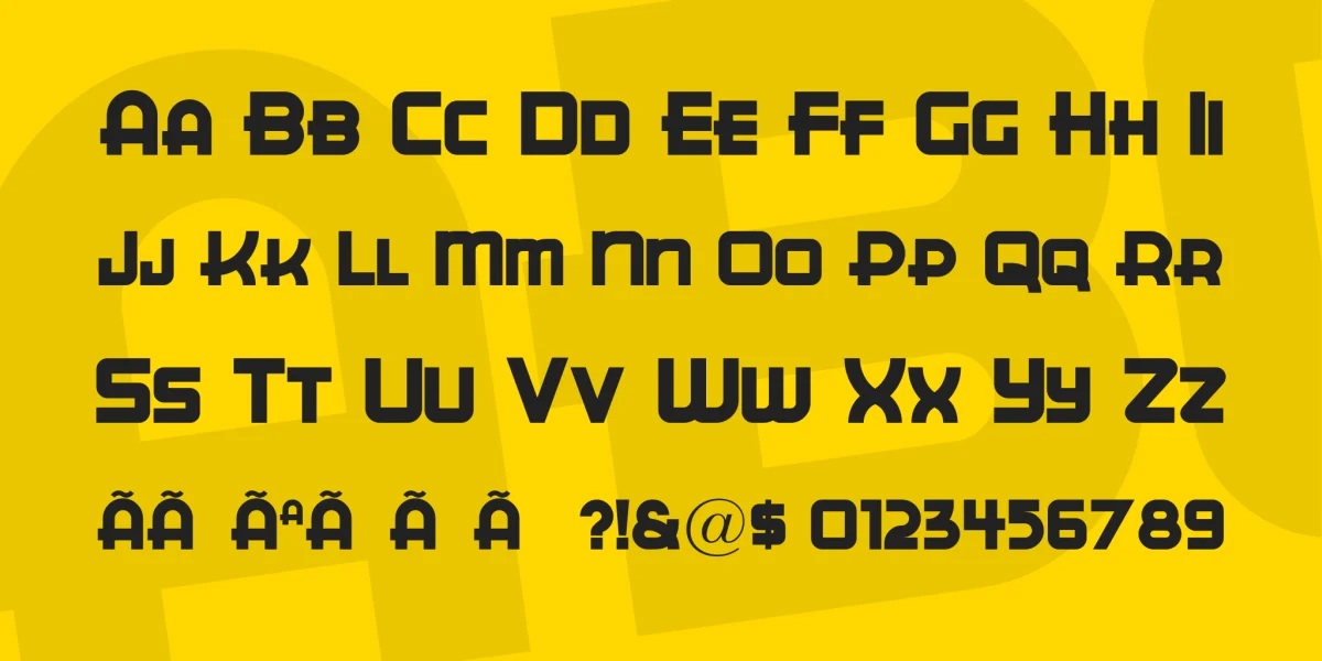 CuppaJoe Font preview 4