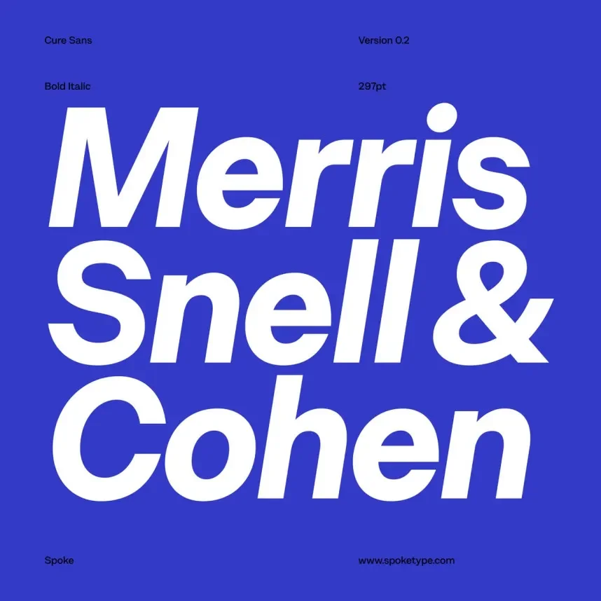 Cure Sans Font Family preview 3