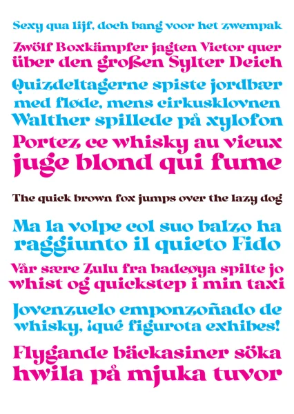 Curvilingus Font preview 6