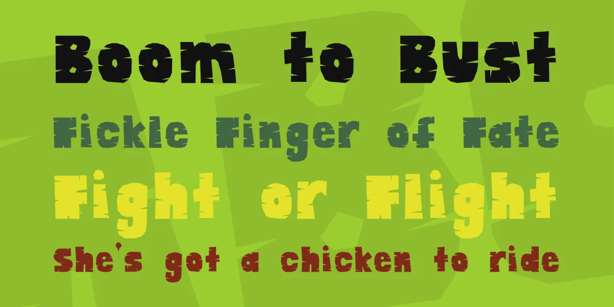 CUTE ANIMAL Font preview 2