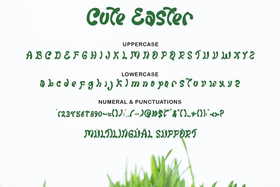 Cute Easter - Personal Use Font preview 6