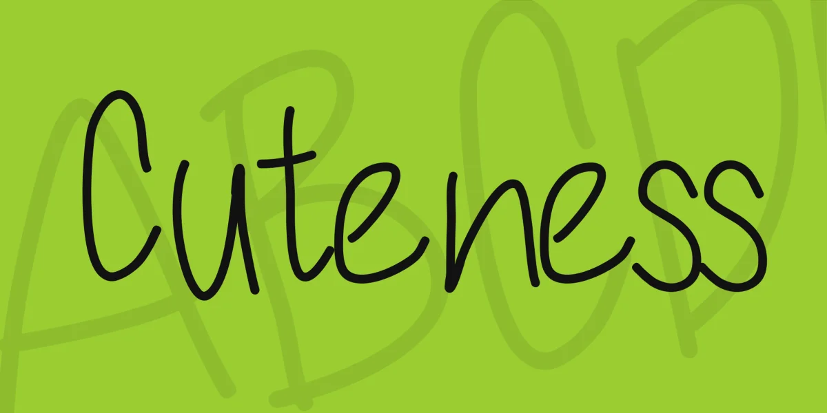 Cuteness Font