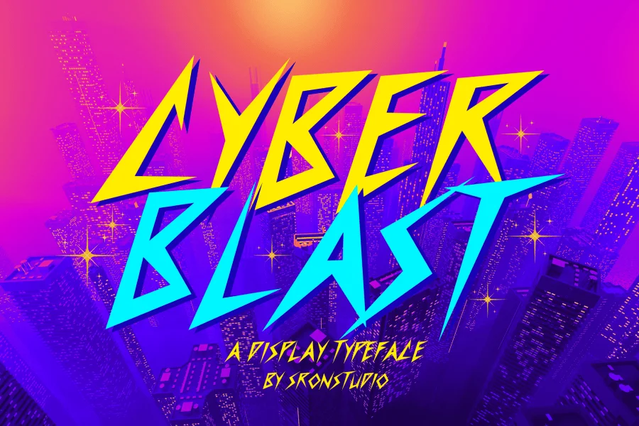 Cyber Blast Font