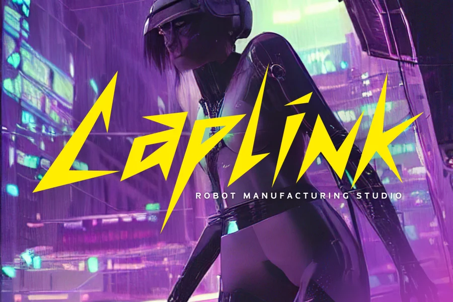 Cyber Blast Font preview 6