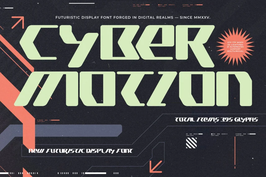 Cyber Motion Font