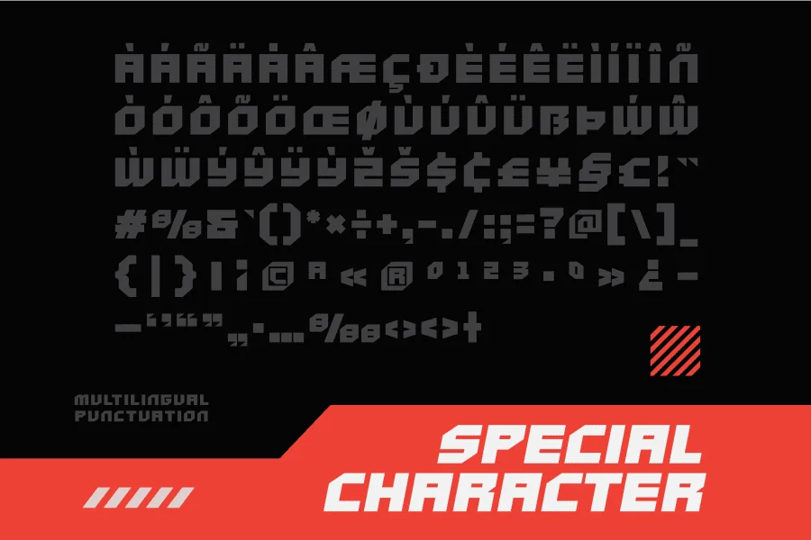 Cyberform Demo Font Family preview 6