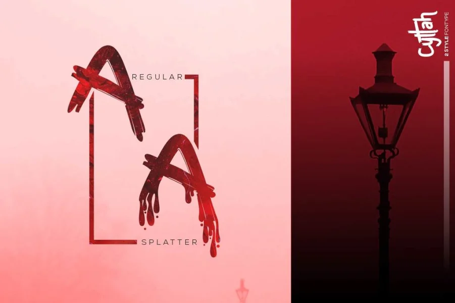 Cyttah Demo Font Family preview 3