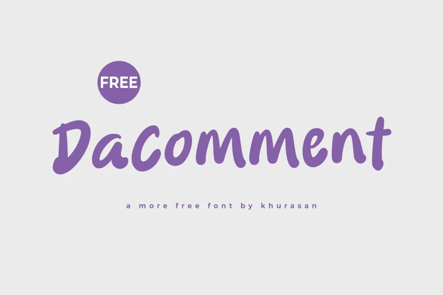 Dacomment Font