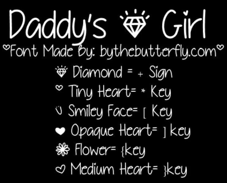 DaddysGirl Font