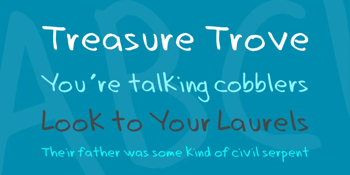 Dadhand Font preview 2