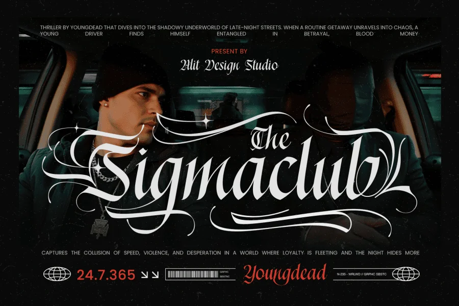 Daigersun Font preview 8