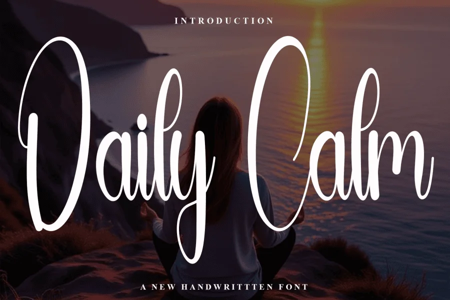 Daily Calm Font