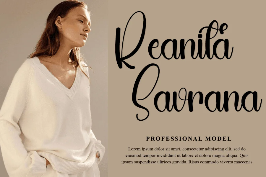 Daily Calm Font preview 2