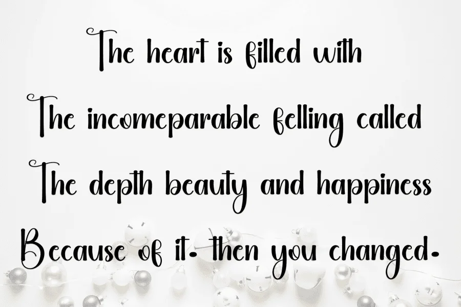 Daisy Calligraphy Font preview 7