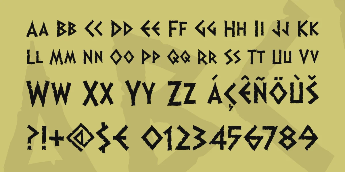 Dalek Font preview 4