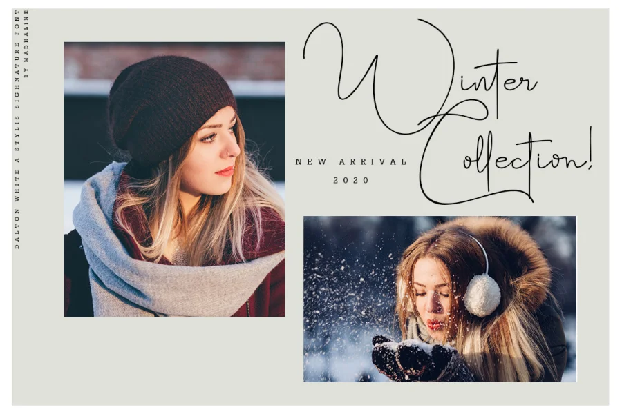 Dalton White Font preview 3