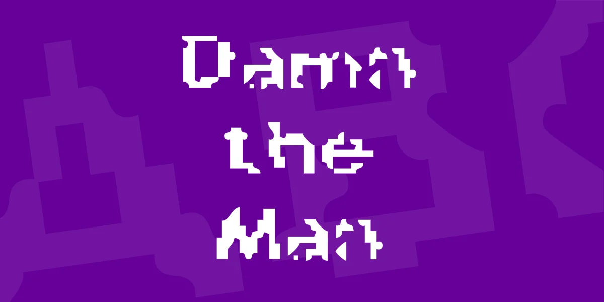 Damn the Man Font