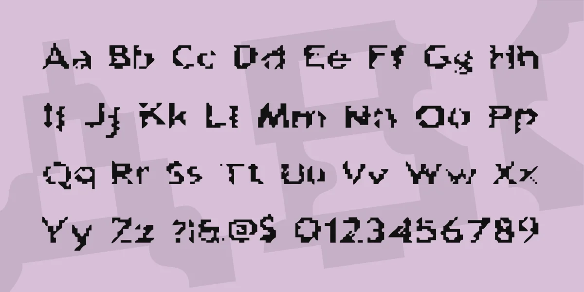 Damn the Man Font preview 2