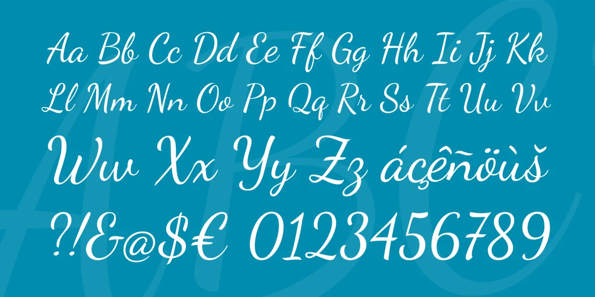 Dancing Script Font Family preview 4