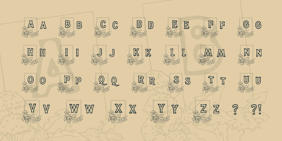Dandelion Font preview 2