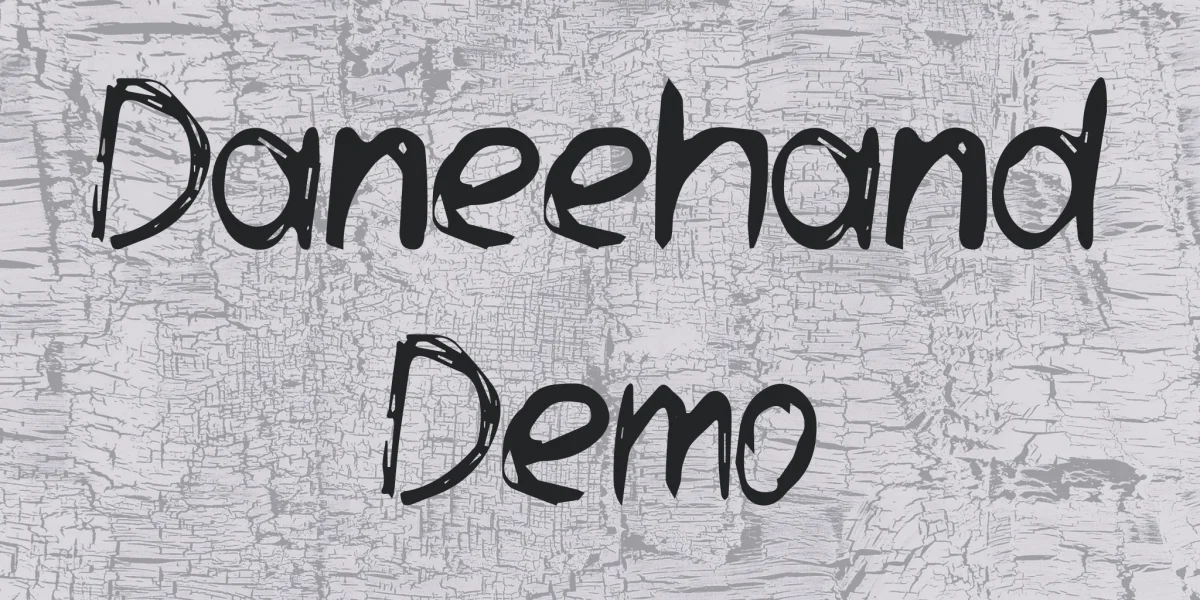 Daneehand Demo Font preview 6
