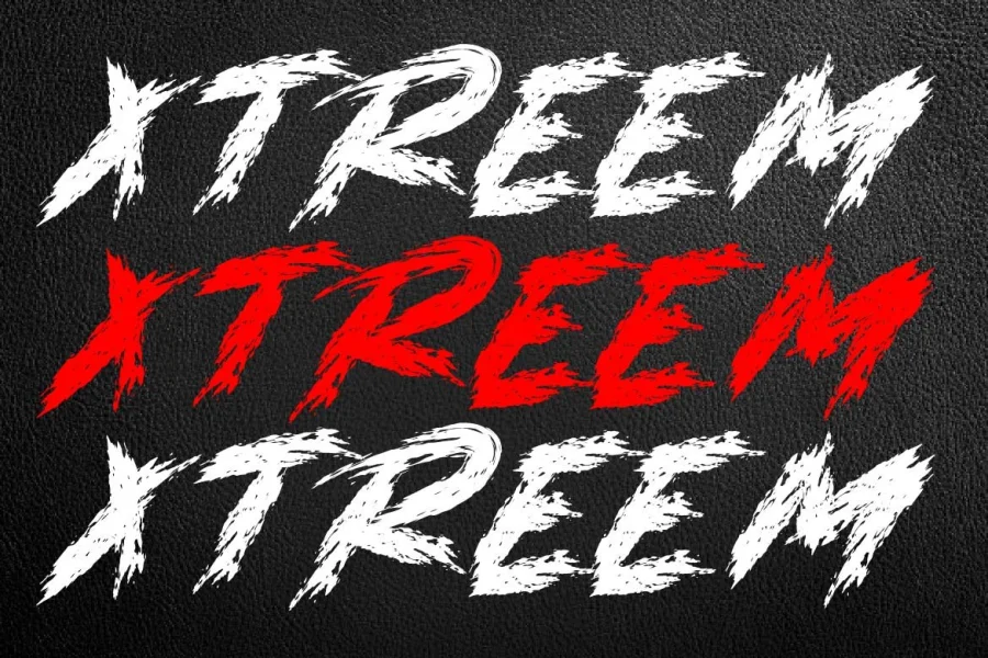 DANGER ZONE Font preview 7