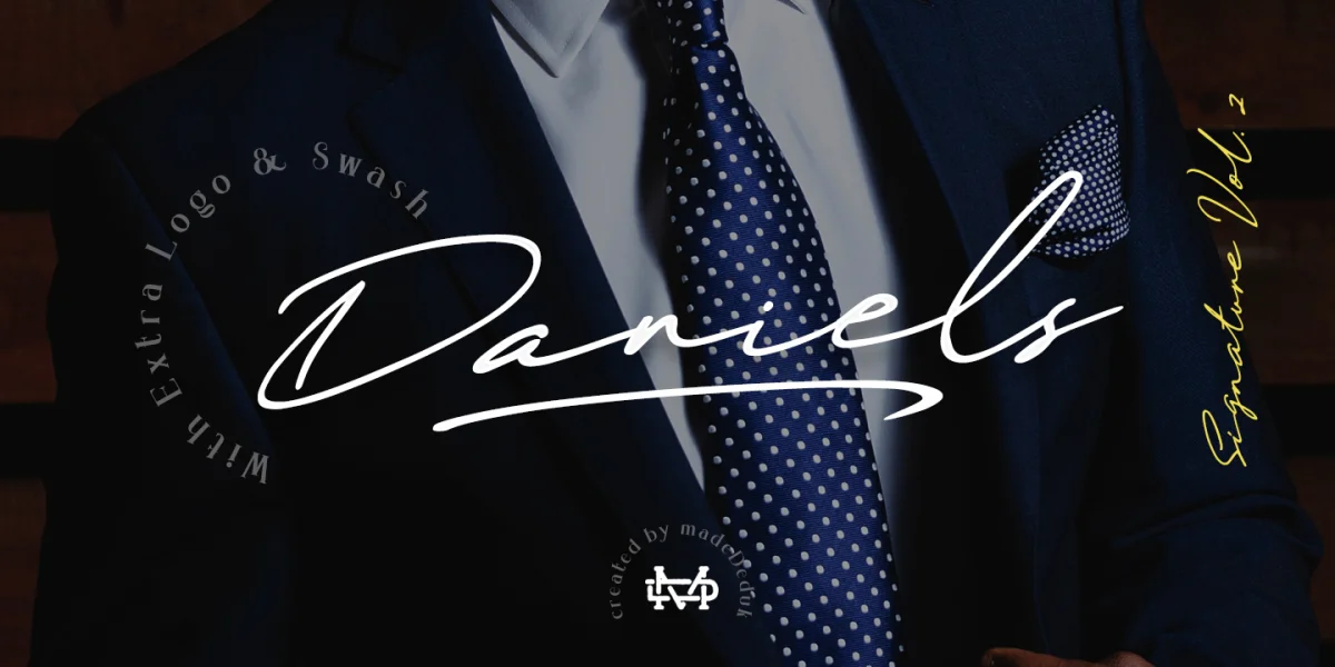 Daniels Signature Font