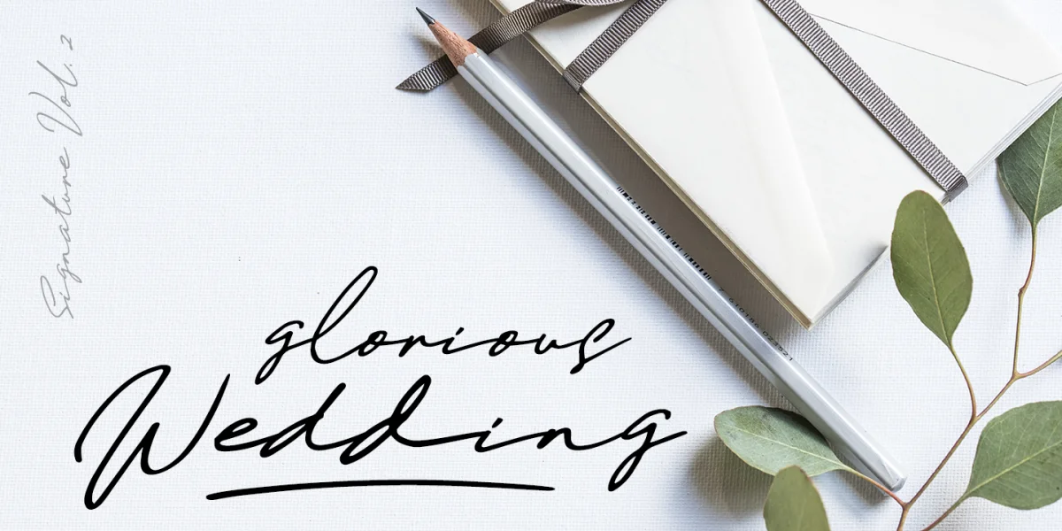 Daniels Signature Font preview 5