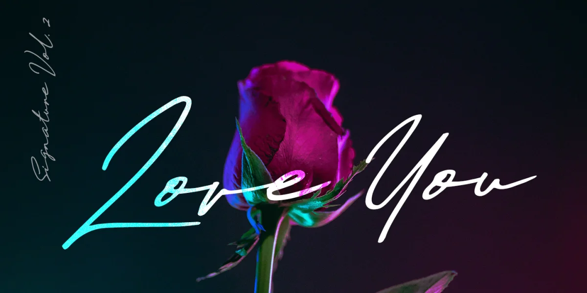 Daniels Signature Font preview 6