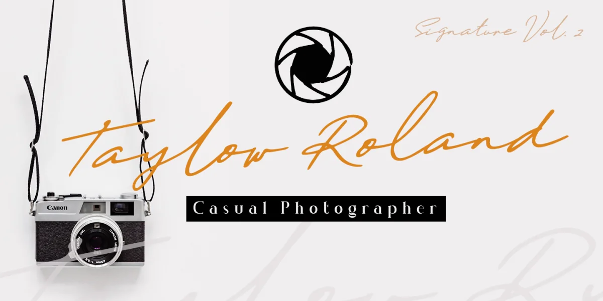 Daniels Signature Font preview 9