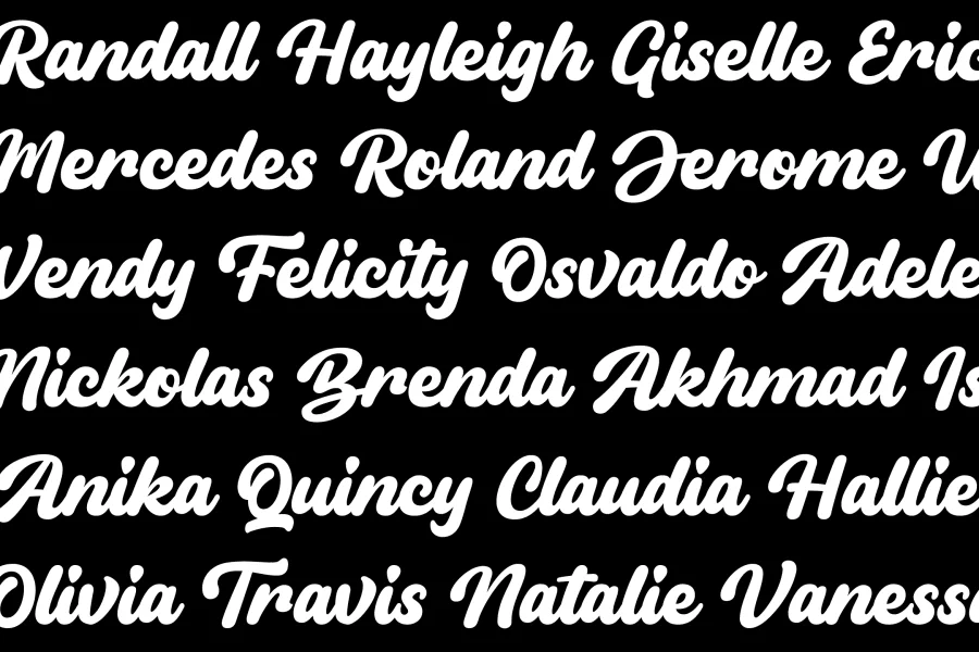 Dantene Font preview 6