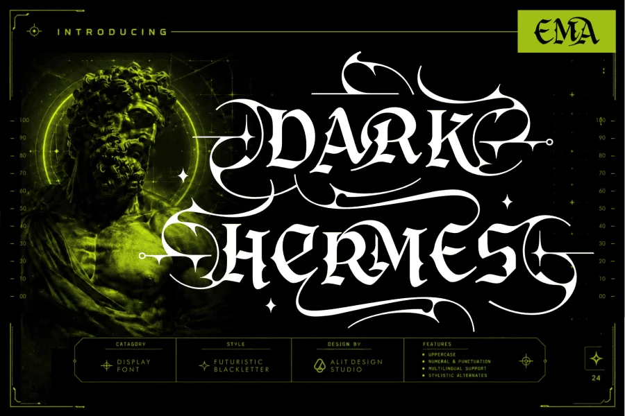 Dark Hermes Font