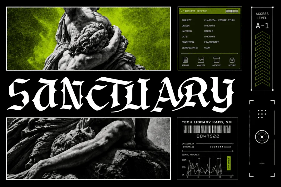 Dark Hermes Font preview 4