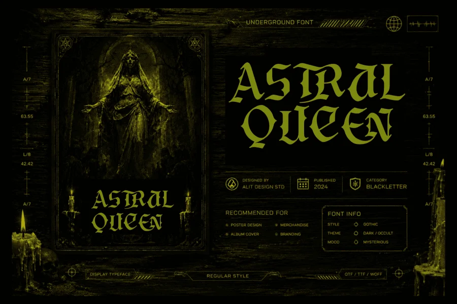 Dark Hermes Font preview 7