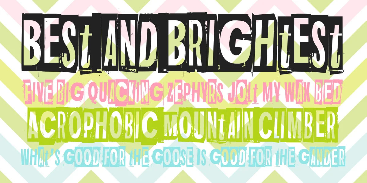 Dark monday Font Family preview 6