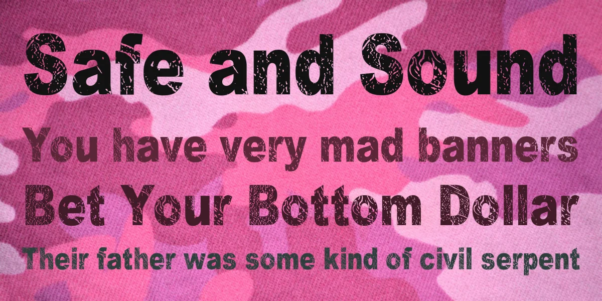 Dark Underground Font preview 2