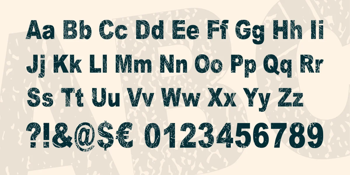Dark Underground Font preview 3