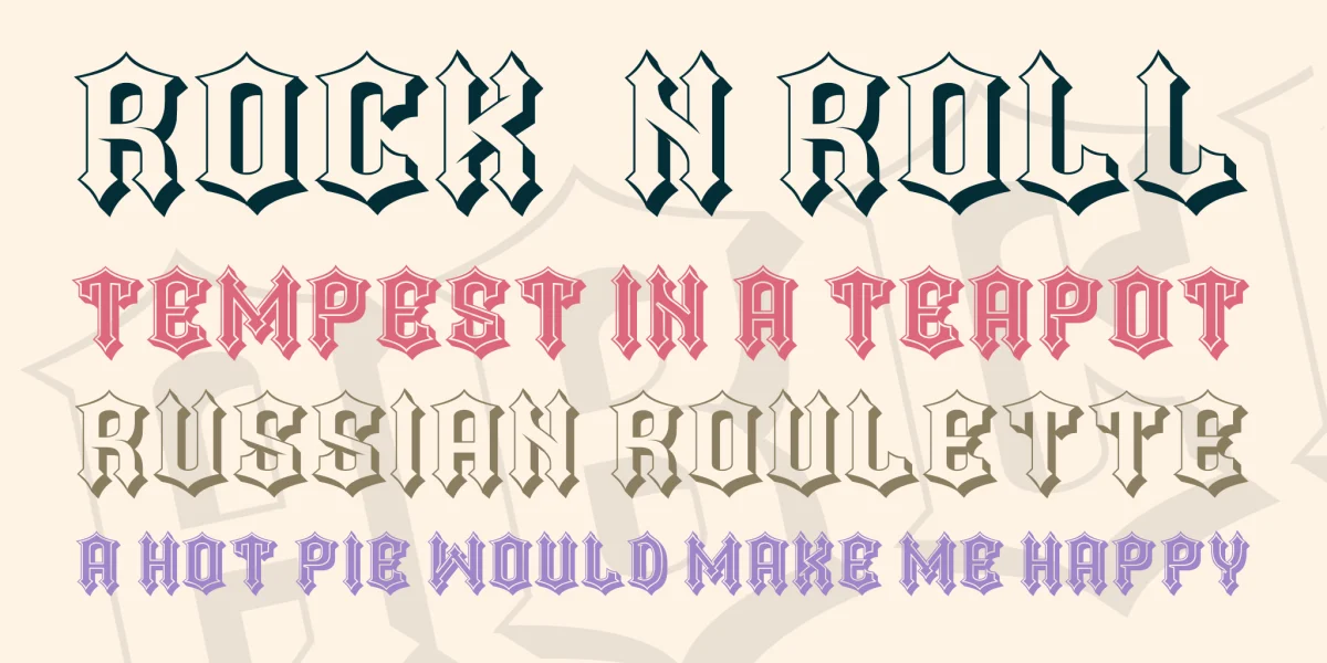 Darker Font Family preview 5