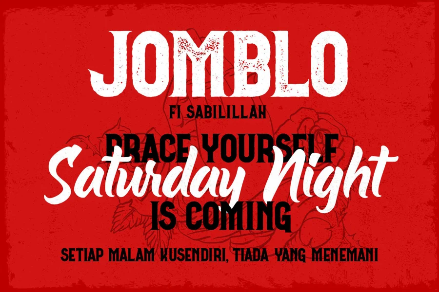 Darkest Saturday Font Family preview 6