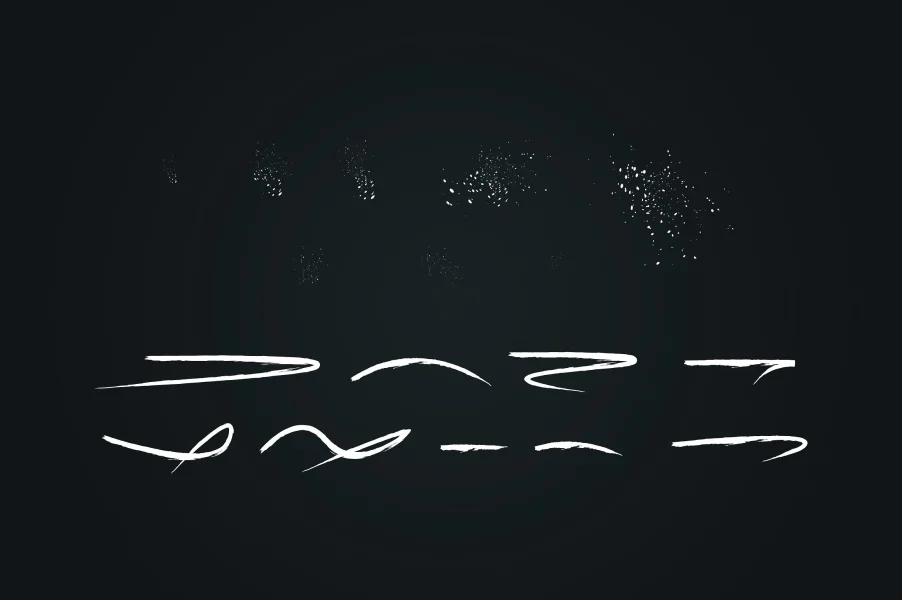 DarkHeart Font preview 8
