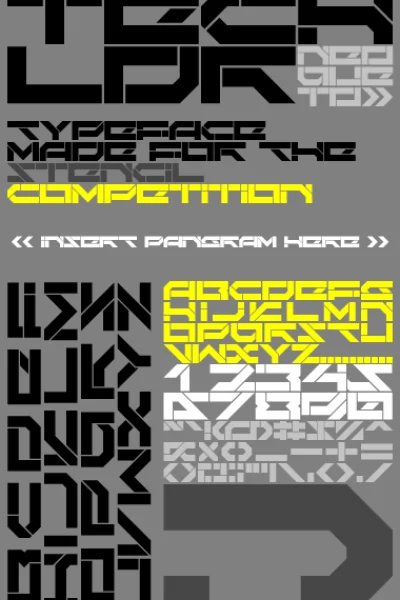 Darktech LDR Font