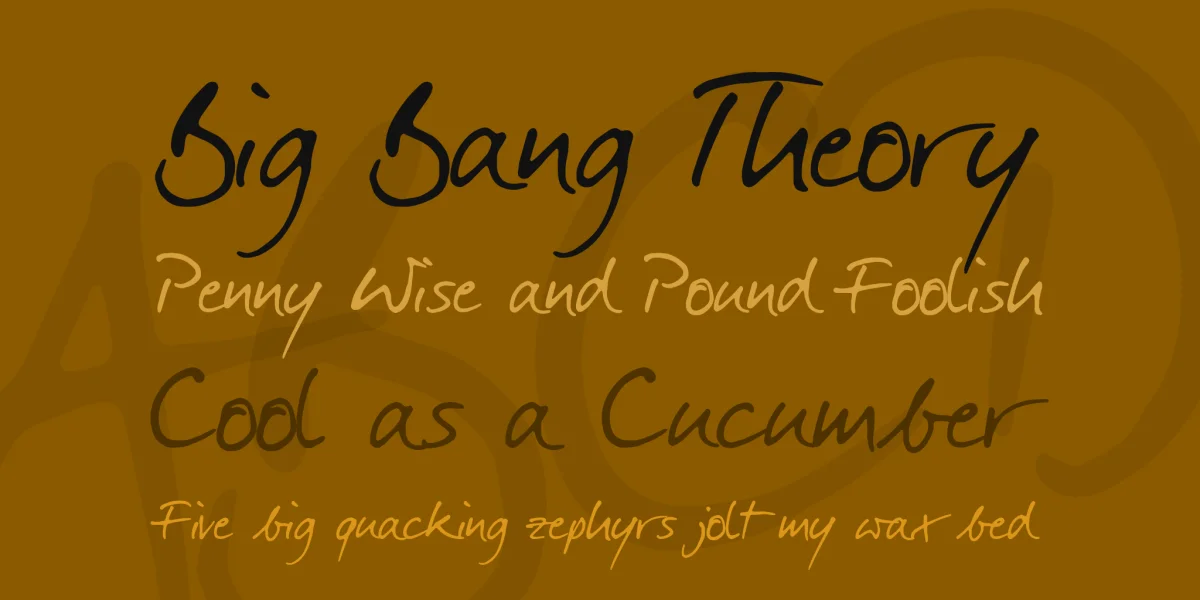 Darkwoman Font preview 2