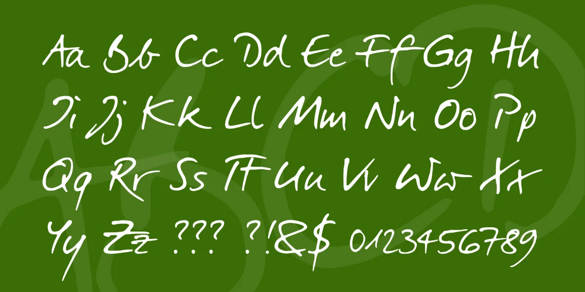 Darkwoman Font preview 4